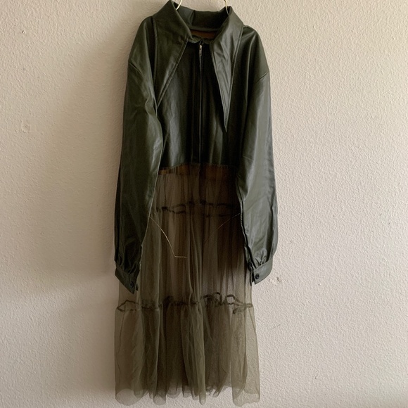 Leather Dress/Duster - Picture 1 of 4